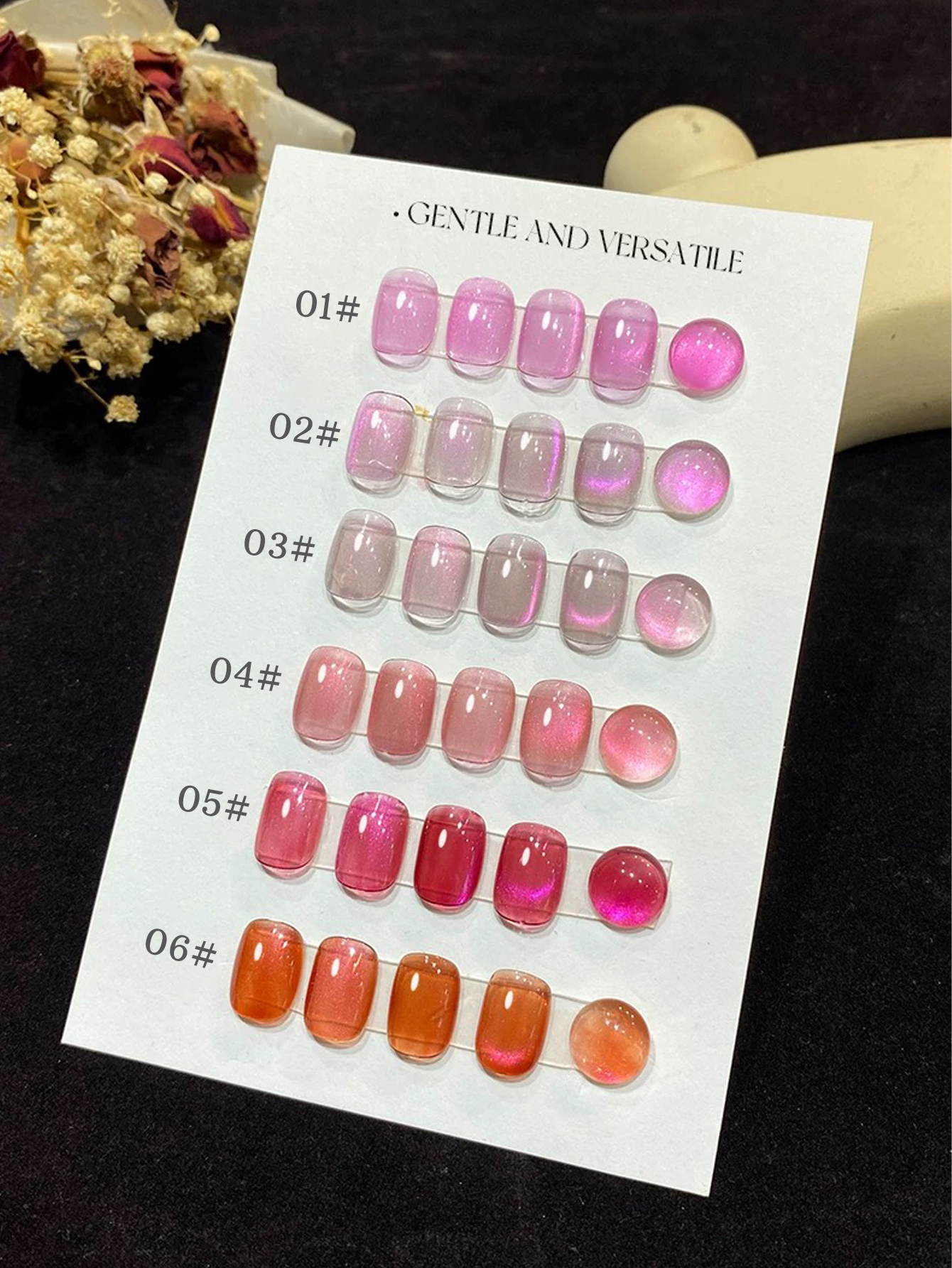 Nail Art Fuchsia - Autumn and Winter Nail Fuchsia Glass