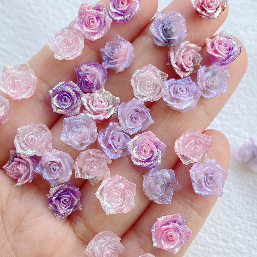 Nail Art Motif - 50Pcs Mixed Nail Art Resin Cartoon