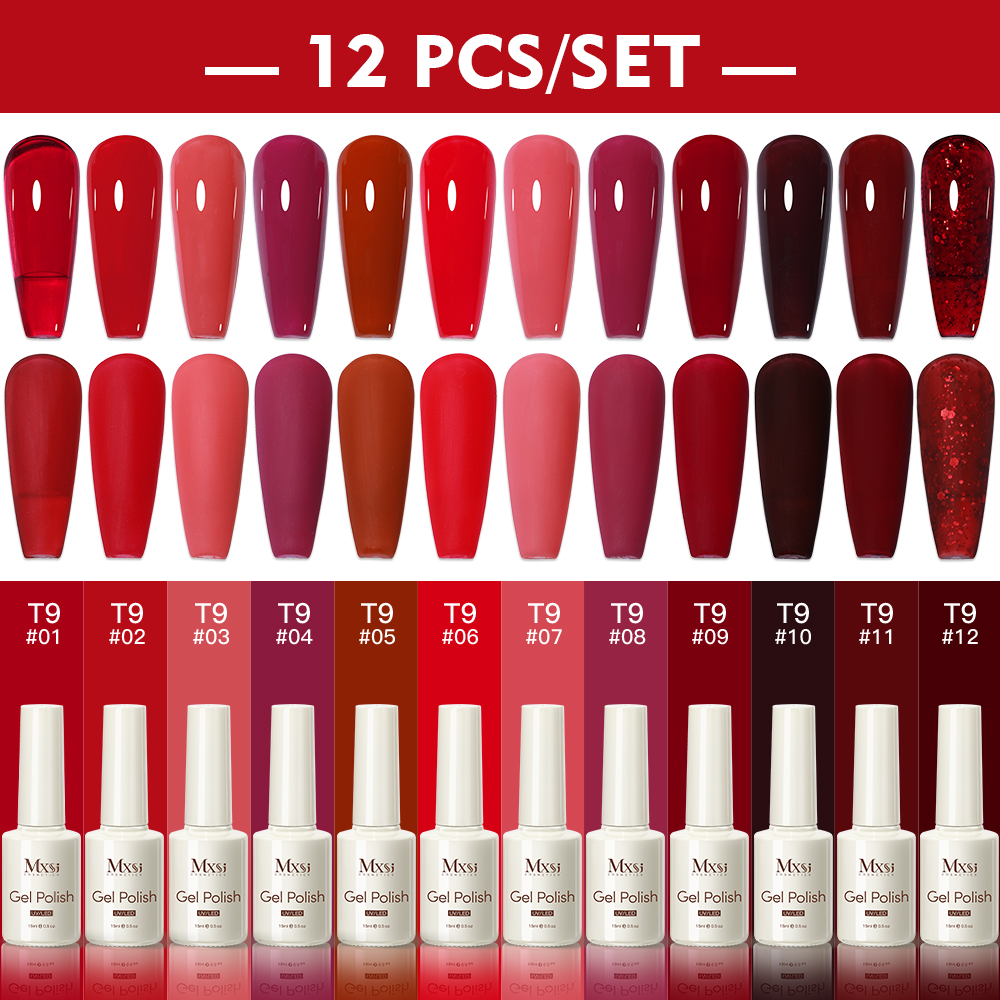 Nail Art Red Cherry - 15ml Nails Deep Cherry Red Nail