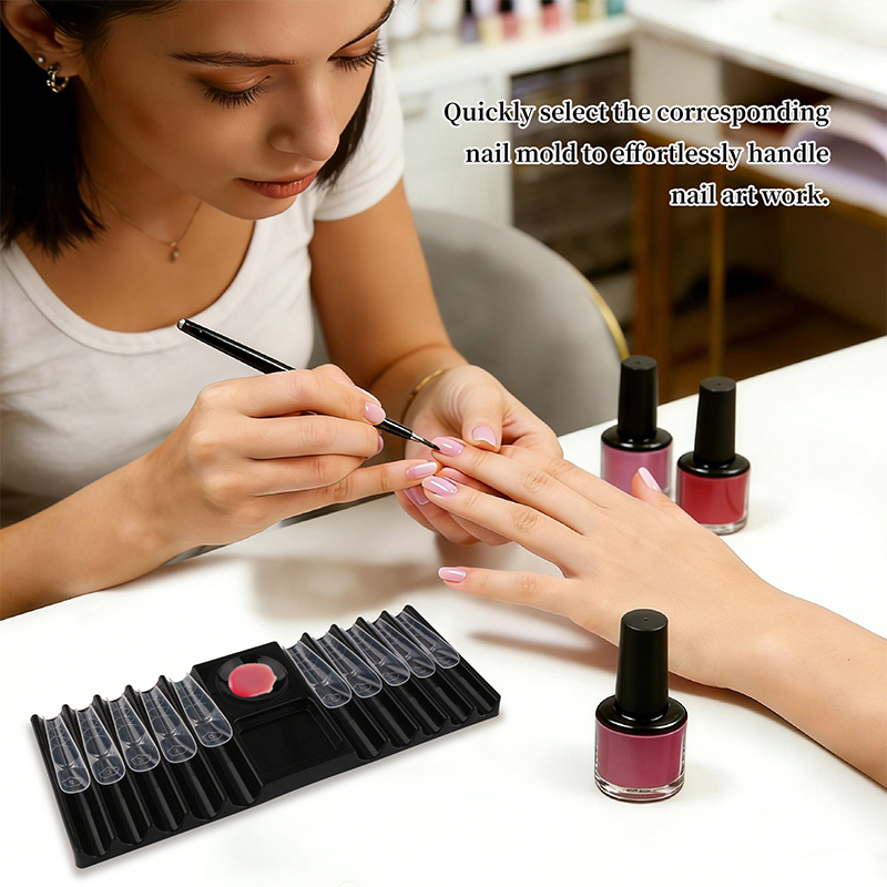 Nail Fan Brush - 1Pc Plastic Multi-purpose Nail Art Pen