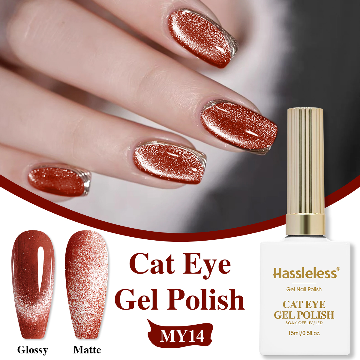 Nail Art Trend 2026 - Hassleless 2026 Cat Eye Nail Art