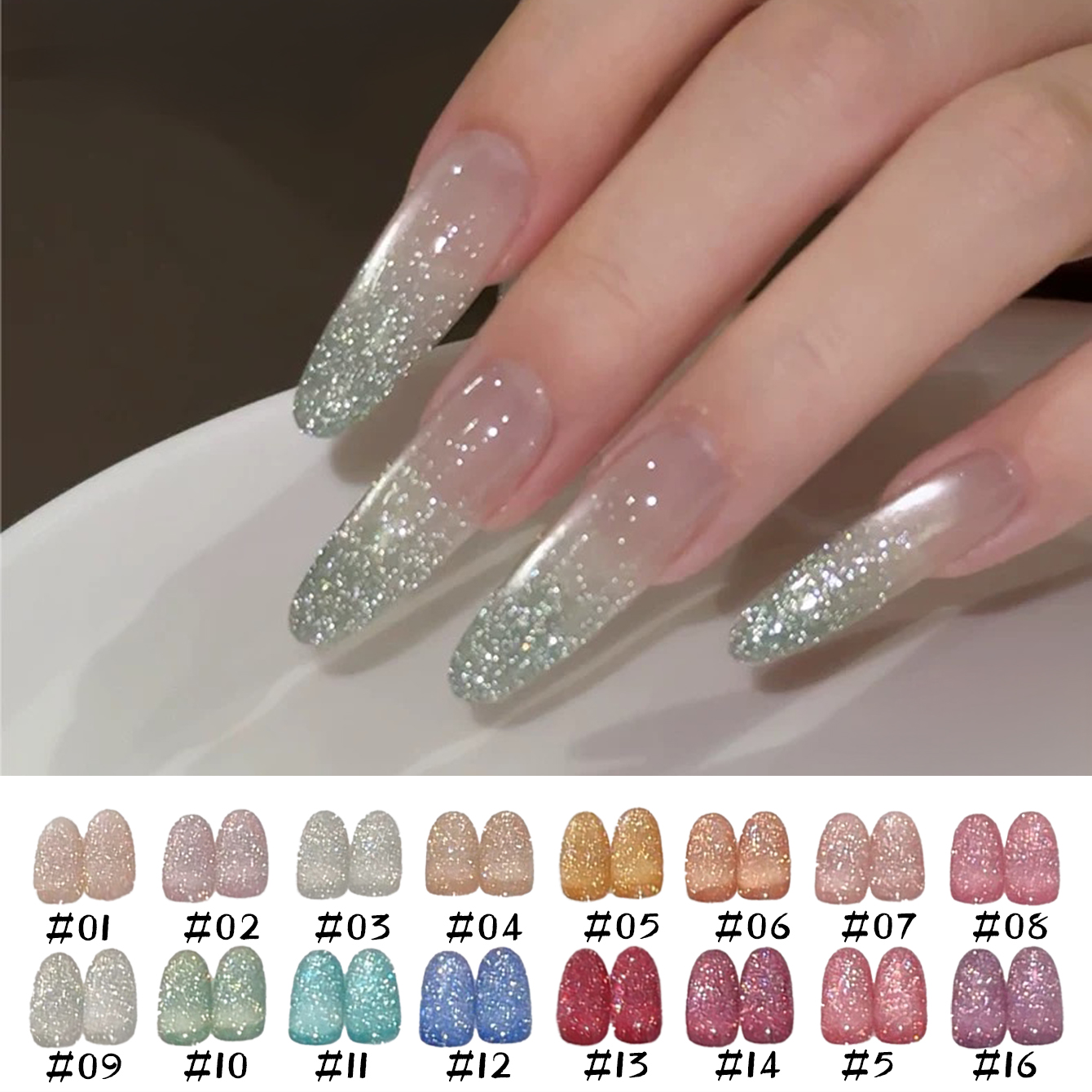 Nail Art Trend 2026 - 12ML 2026 New Urban Diamond Glitter