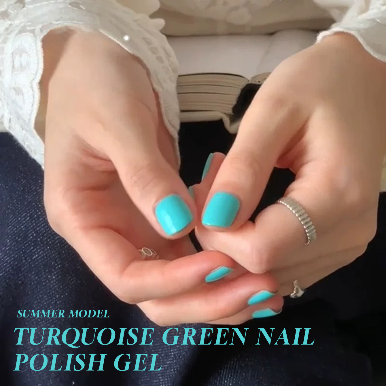 Nail Art Trend 2026 - MIANEL 12ML Brightening Turquoise Green Gel