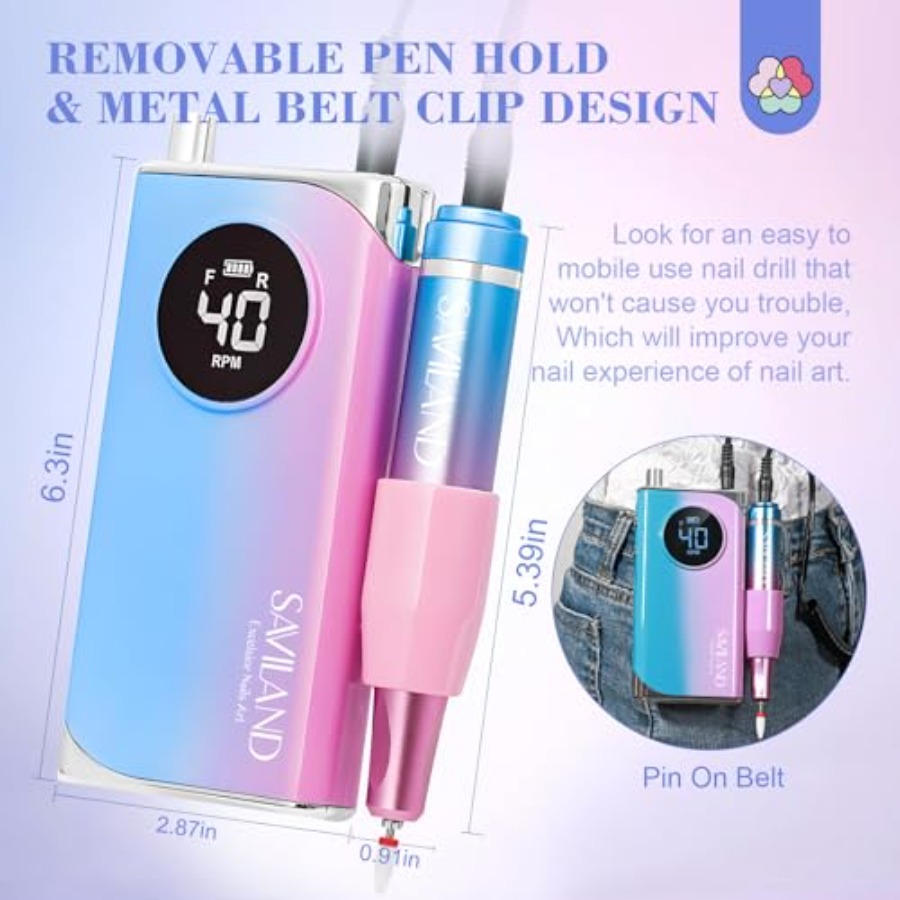 Rechargeable Professional Nail - đánh giá và giá Nail Drill Machine