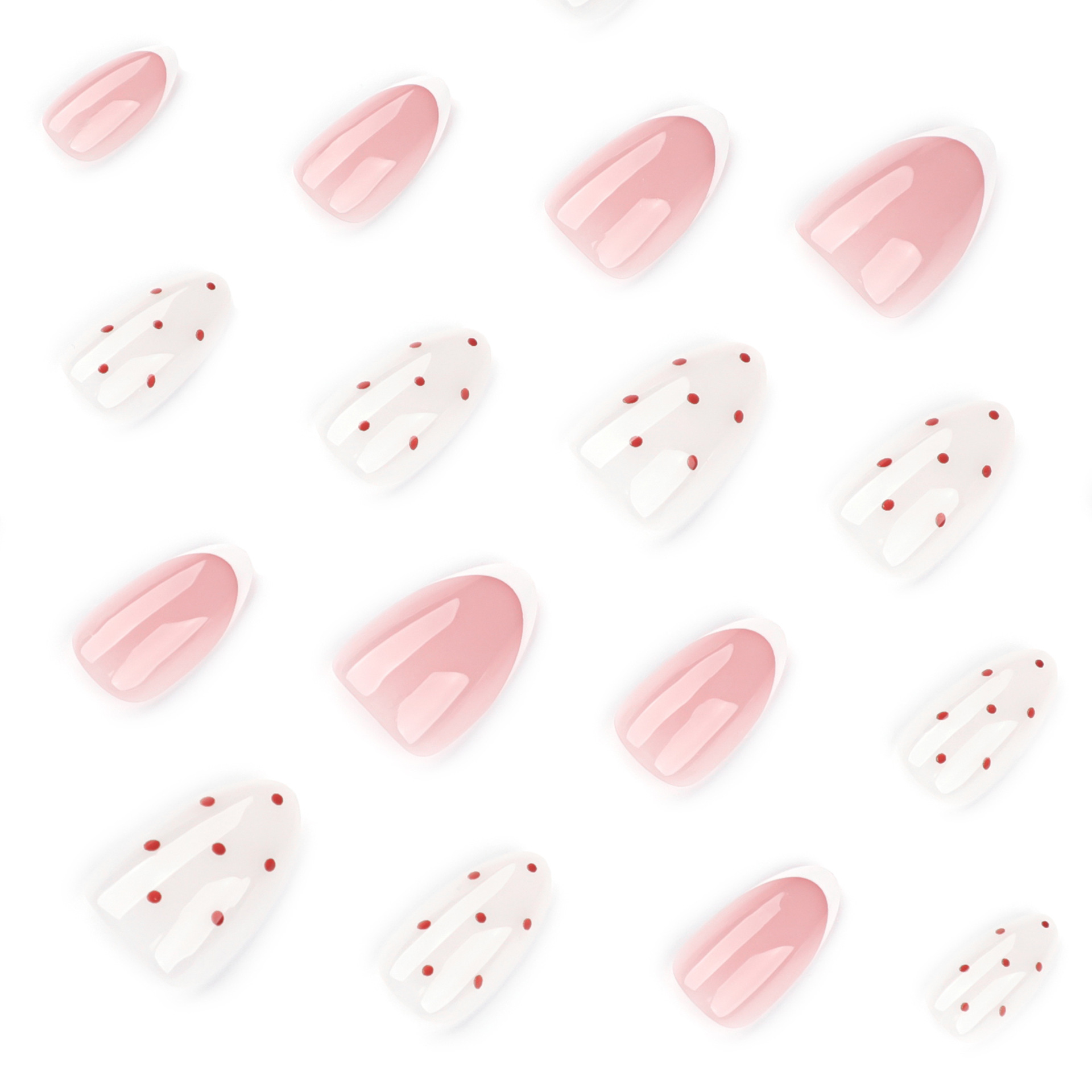 Almond-shaped dot nail art for - đánh giá và giá Nail Art Simple