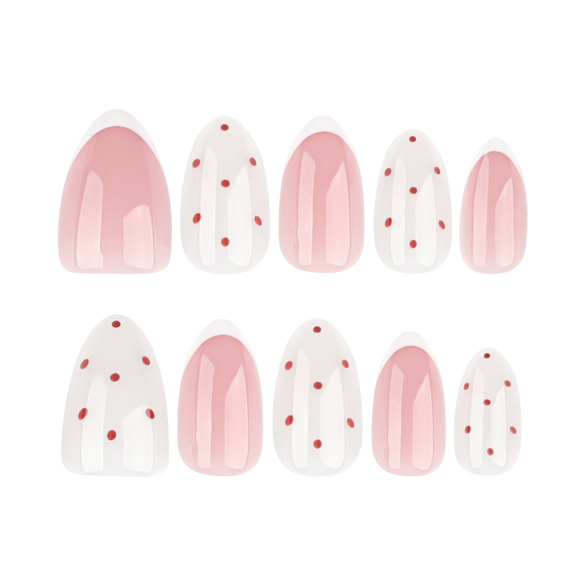 Almond-shaped dot nail art for - đánh giá và giá Nail Art Simple