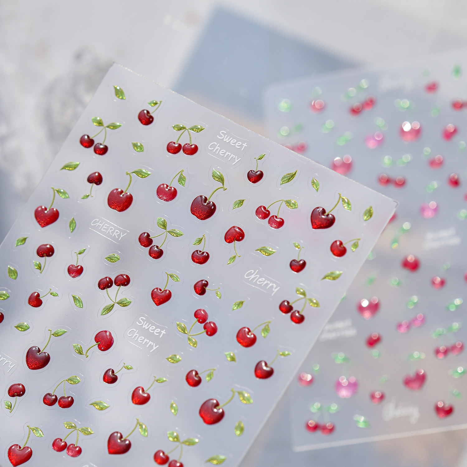 5D Jelly Nail Art Stickers Swe - đánh giá và giá Nail Art Red Cherry