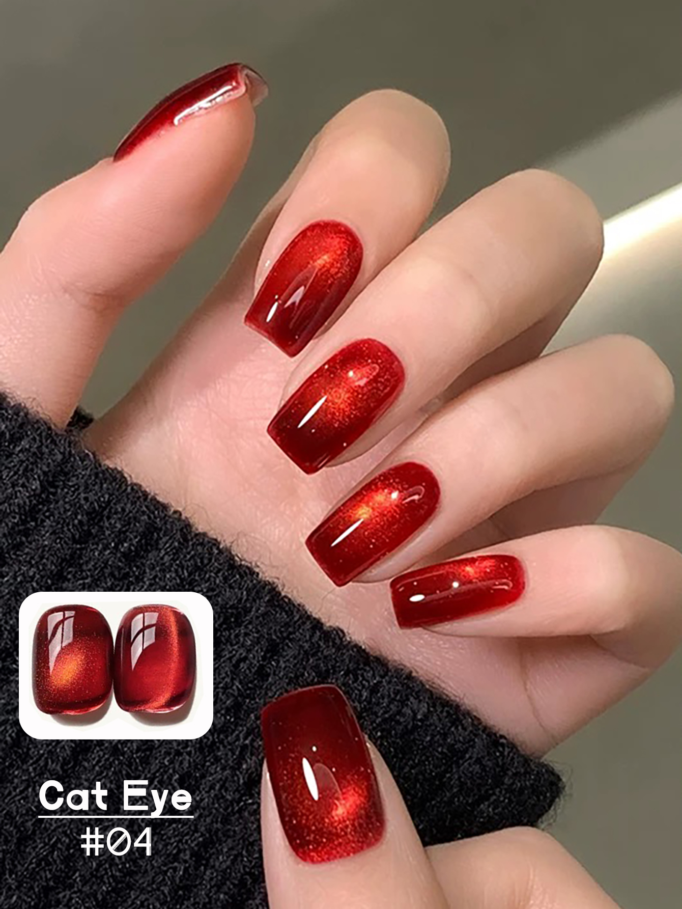 1-12pcs TC Cherry Wine Red Tra - đánh giá và giá Nail Art Red Cherry