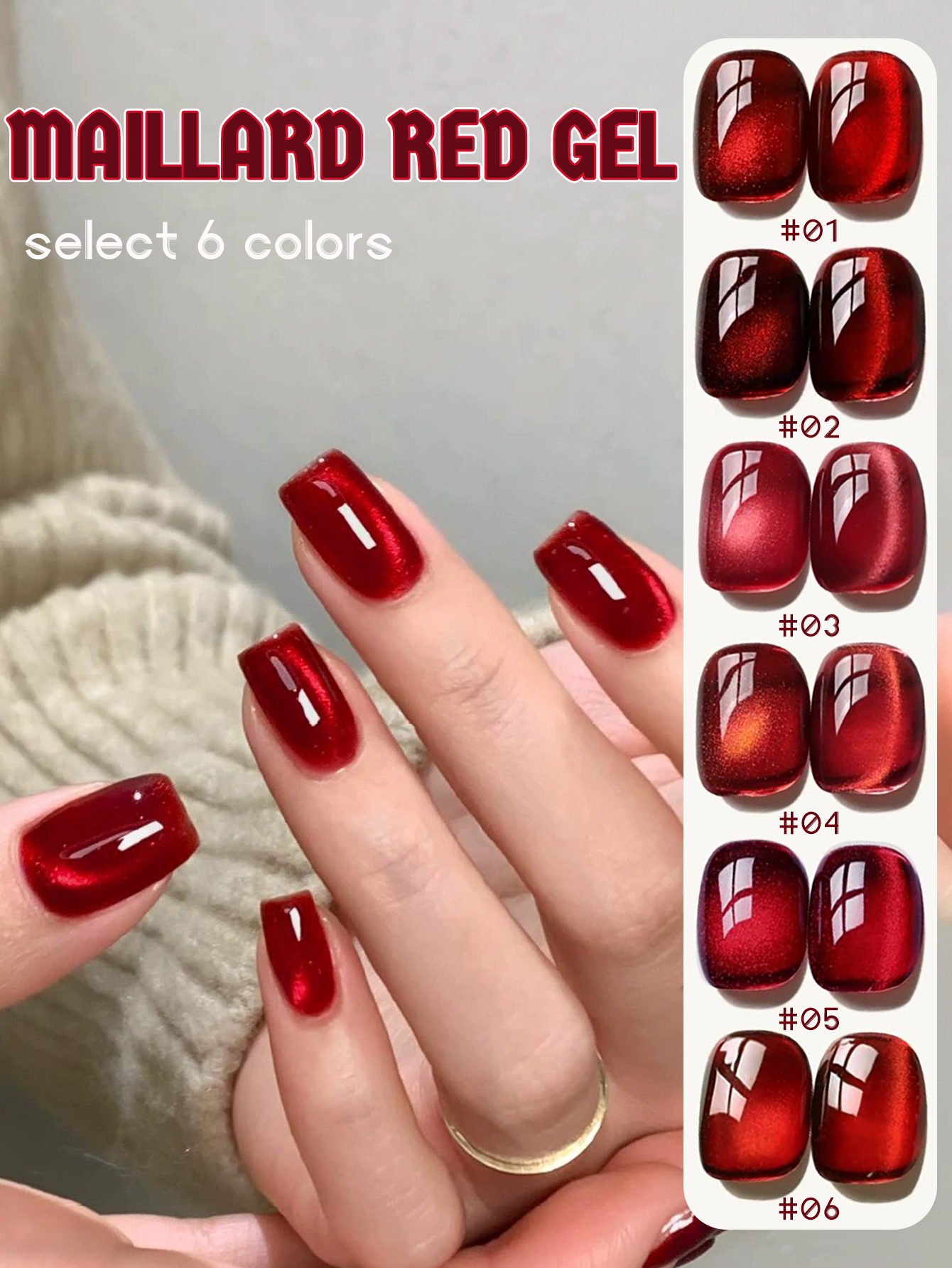 1-12pcs TC Cherry Wine Red Tra - đánh giá và giá Nail Art Red Cherry