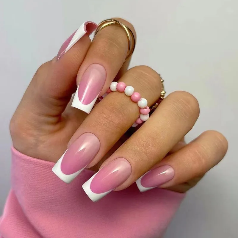 24Pcs/Set Solid Color Wearing  - đánh giá và giá Nail Art Simple