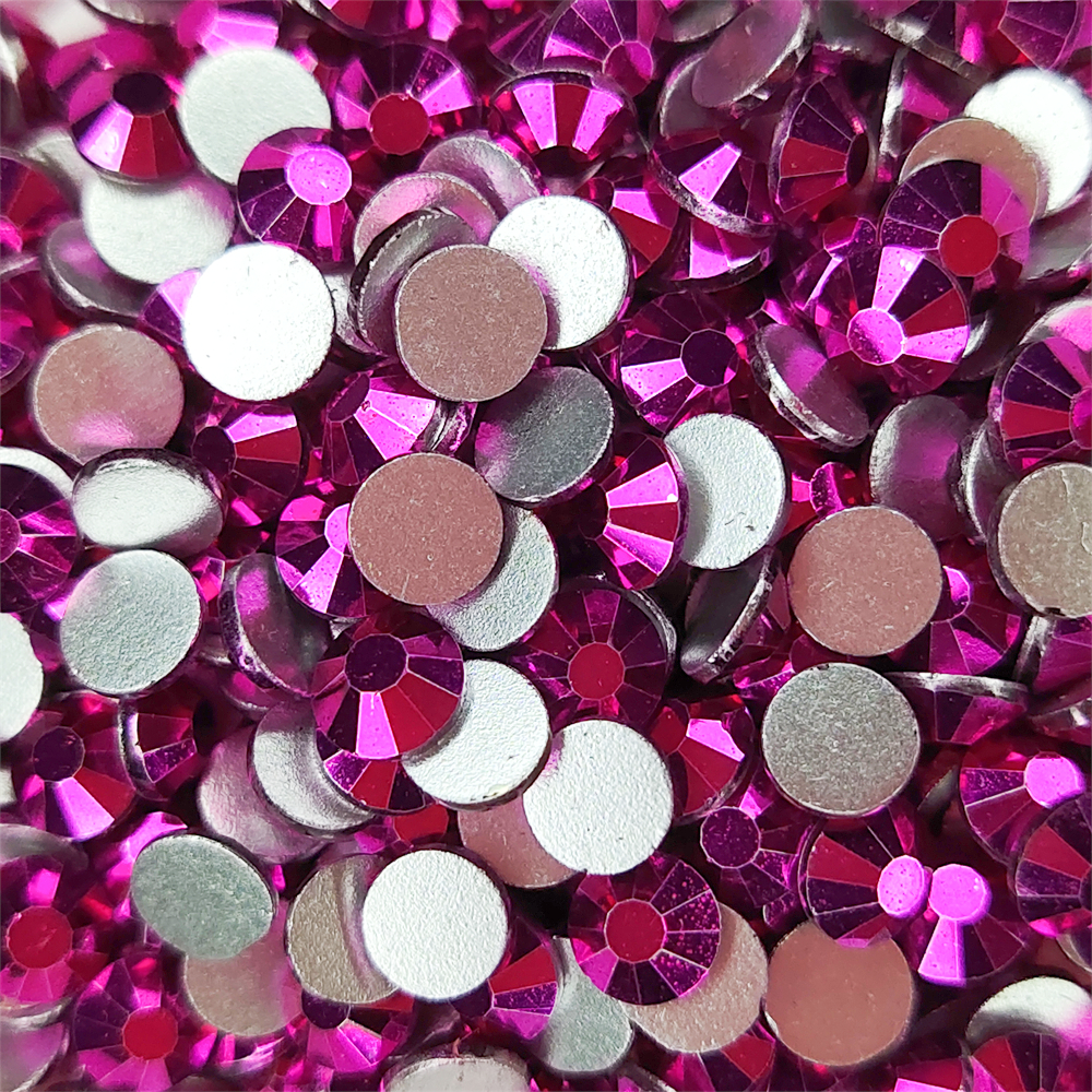 Metal Fuchsia AAAA+ Glass Flat - đánh giá và giá Nail Art Fuchsia