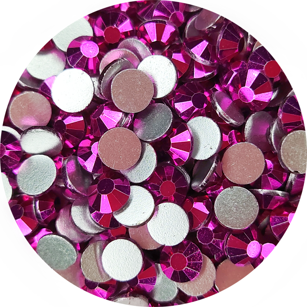 Metal Fuchsia AAAA+ Glass Flat - đánh giá và giá Nail Art Fuchsia