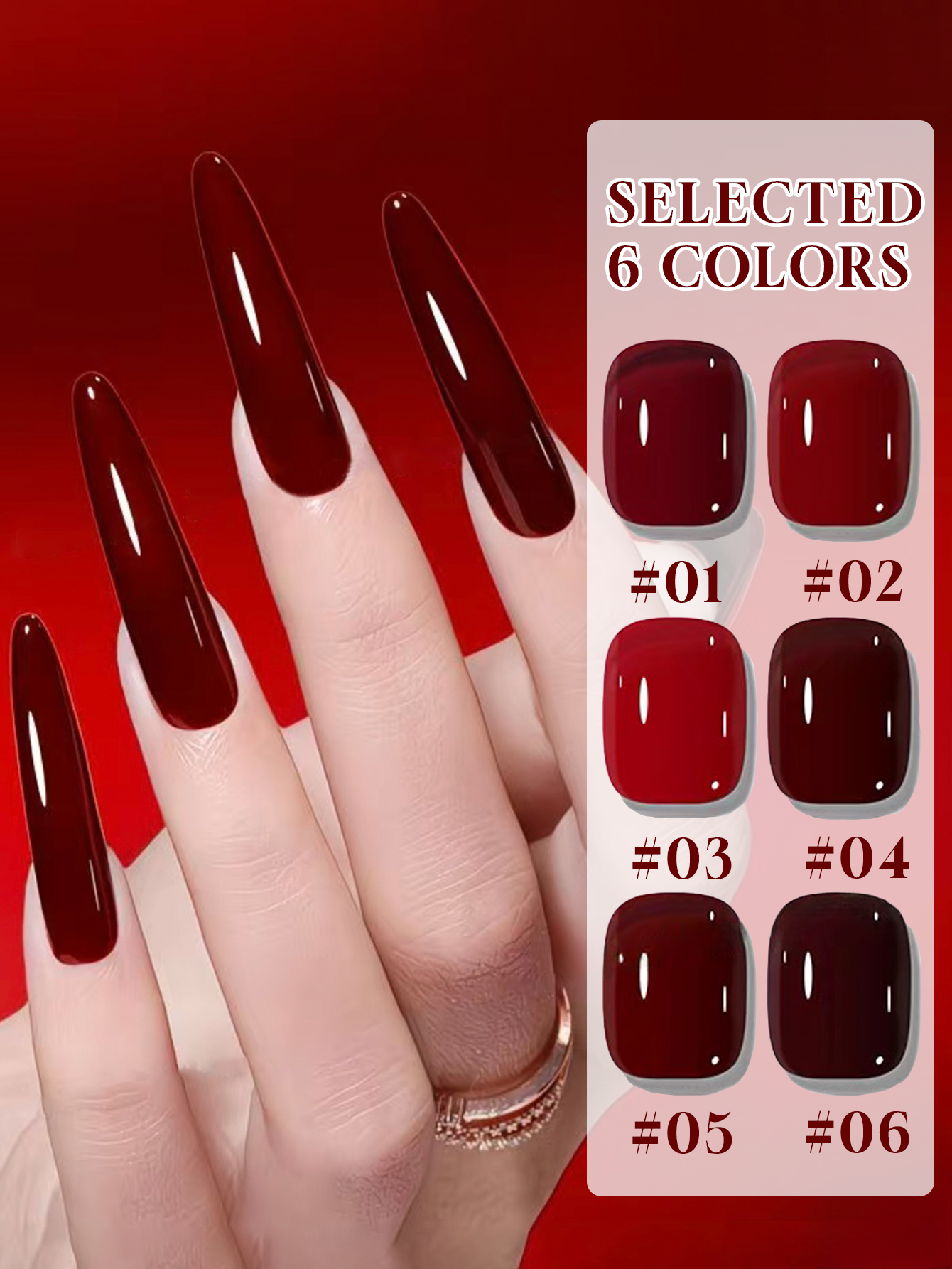 Autumn and Winter Nail New Yea - đánh giá và giá Nail Art Red Cherry