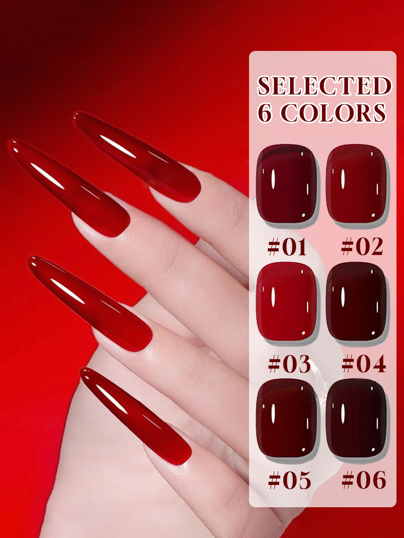 Autumn and Winter Nail New Yea - đánh giá và giá Nail Art Red Cherry