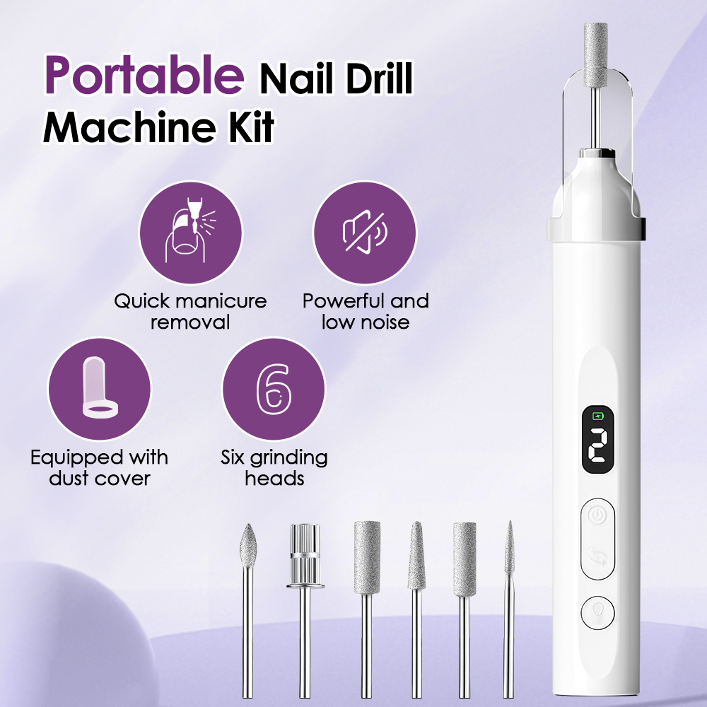 Cordless Electric Nail Drill w - đánh giá và giá Nail Drill Machine