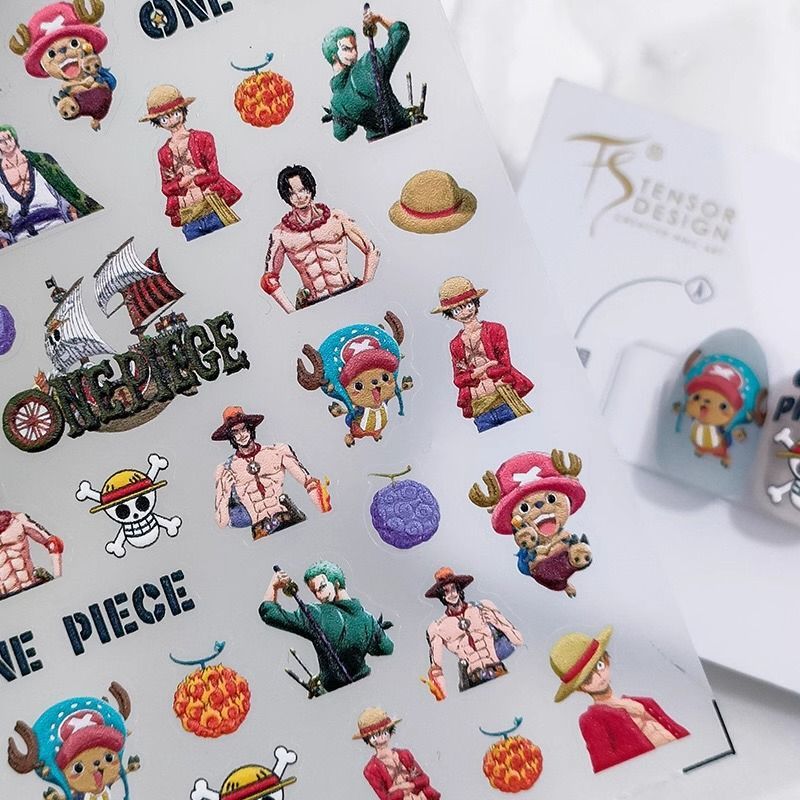 New One Piece Monkey· D·Luffy  - đánh giá và giá Nail Art Zoro One Piece