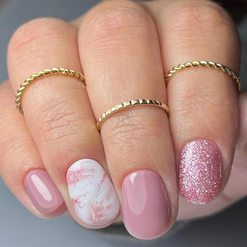 24Pcs French Color Simple Fash - đánh giá và giá Nail Art Simple