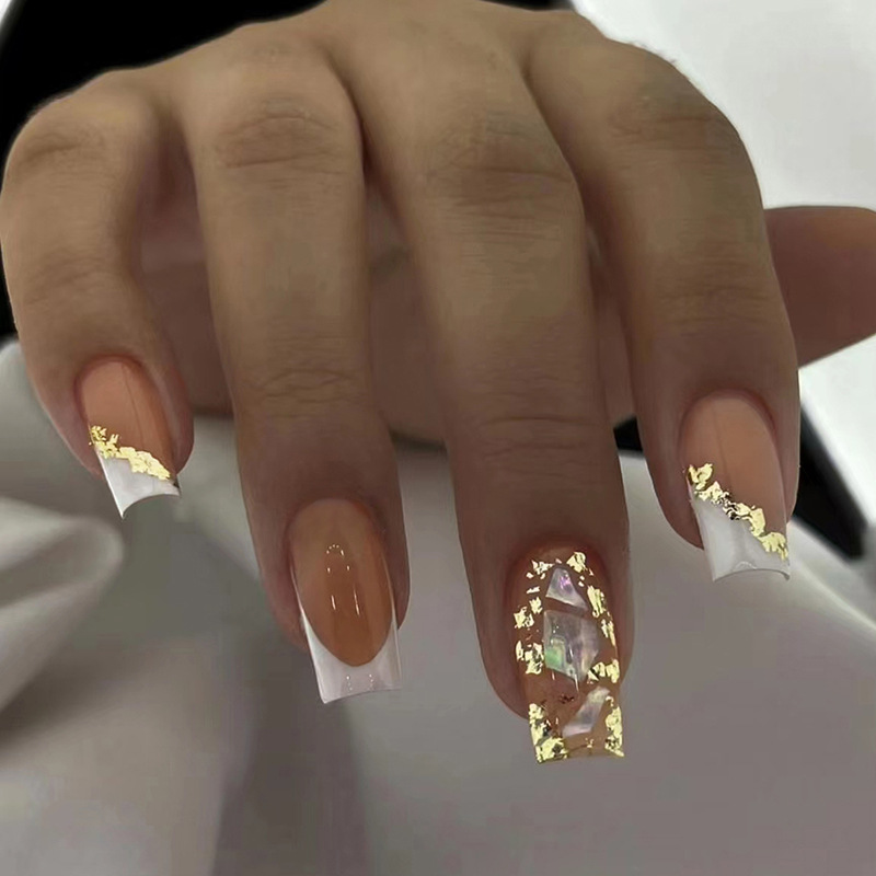 24Pcs French Color Simple Fash - đánh giá và giá Nail Art Simple