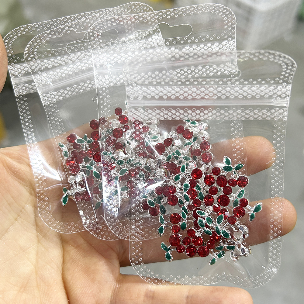 20pcs/bag Cherry Aolly Nail Ch - đánh giá và giá Nail Art Red Cherry
