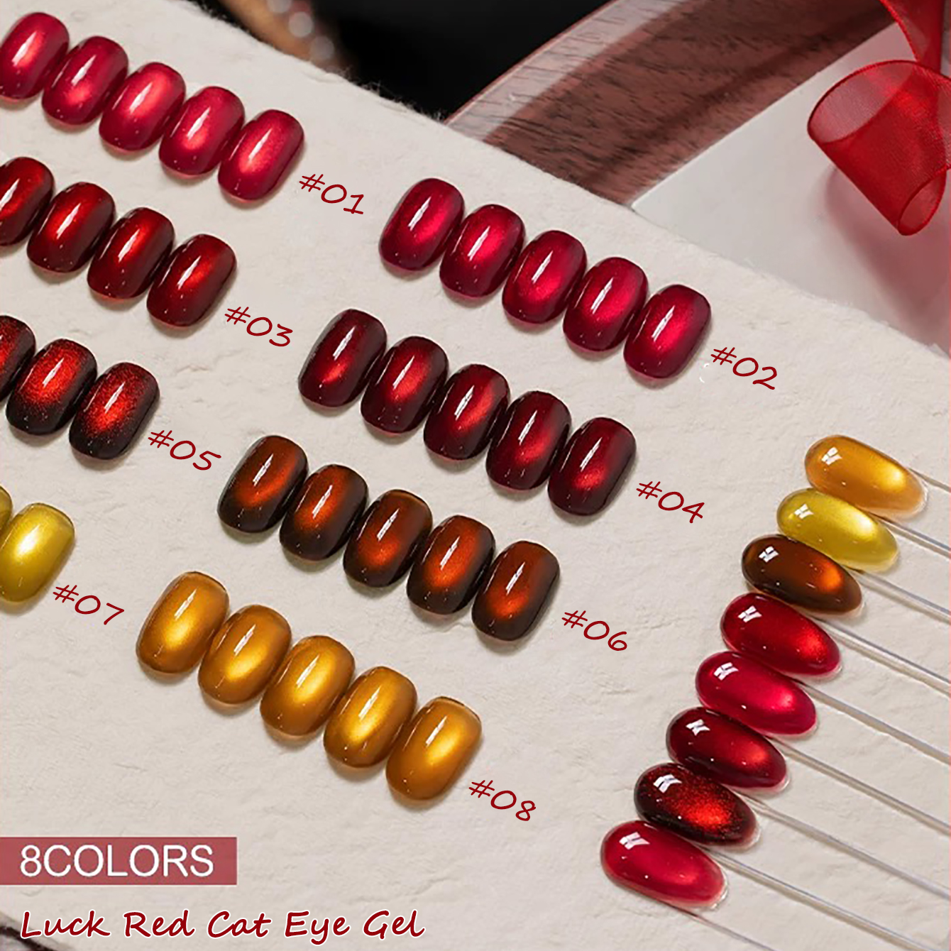 1pcs PSK 2026 New Lucky Red Ca - đánh giá và giá Nail Art Red Cherry