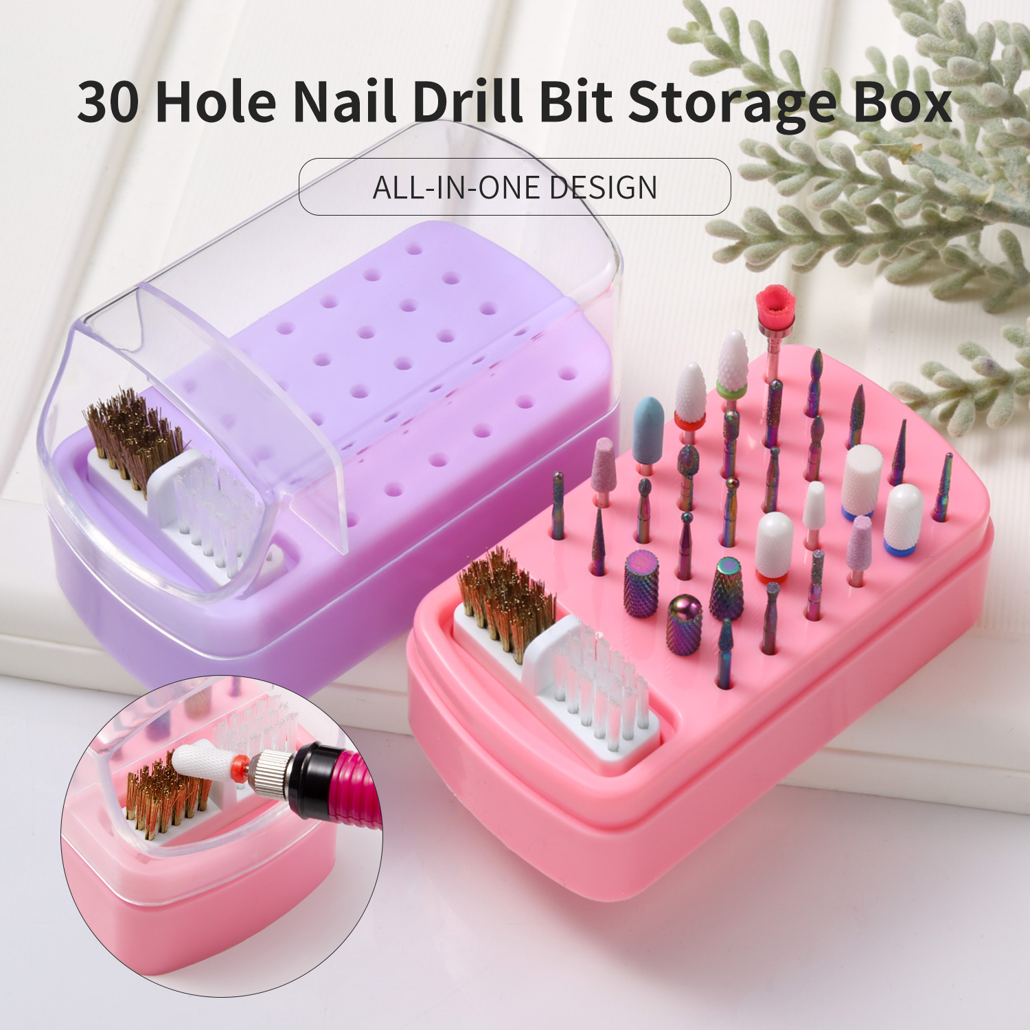 30 Slots Nail Drill Bits Organ - đánh giá và giá Nail Drill Machine