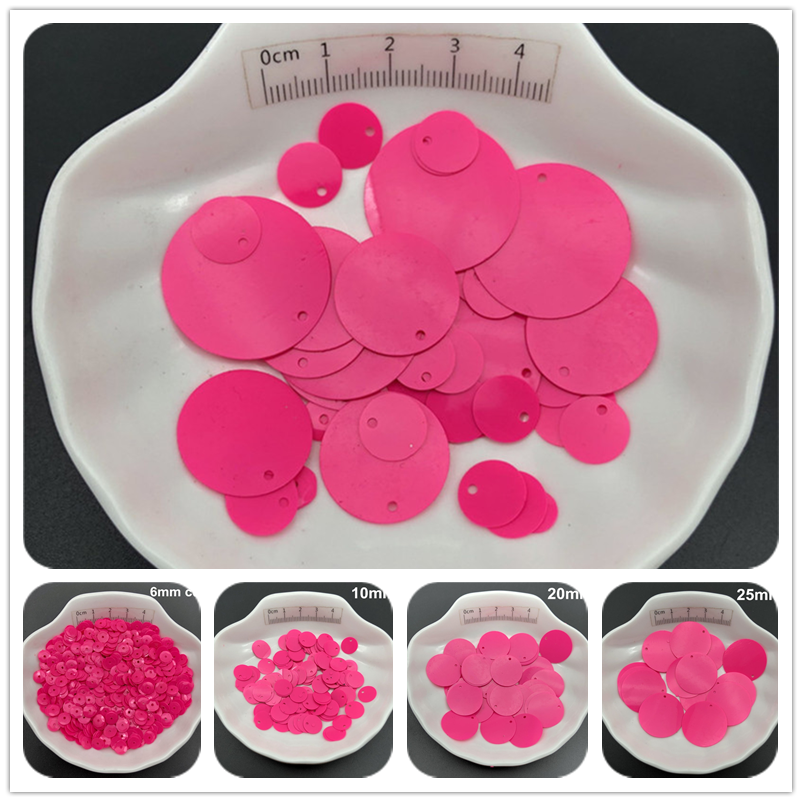30g Solid Fuchsia  Loose Sequi - đánh giá và giá Nail Art Fuchsia