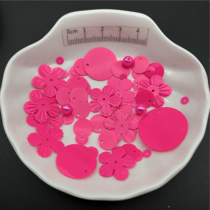 30g Solid Fuchsia  Loose Sequi - đánh giá và giá Nail Art Fuchsia