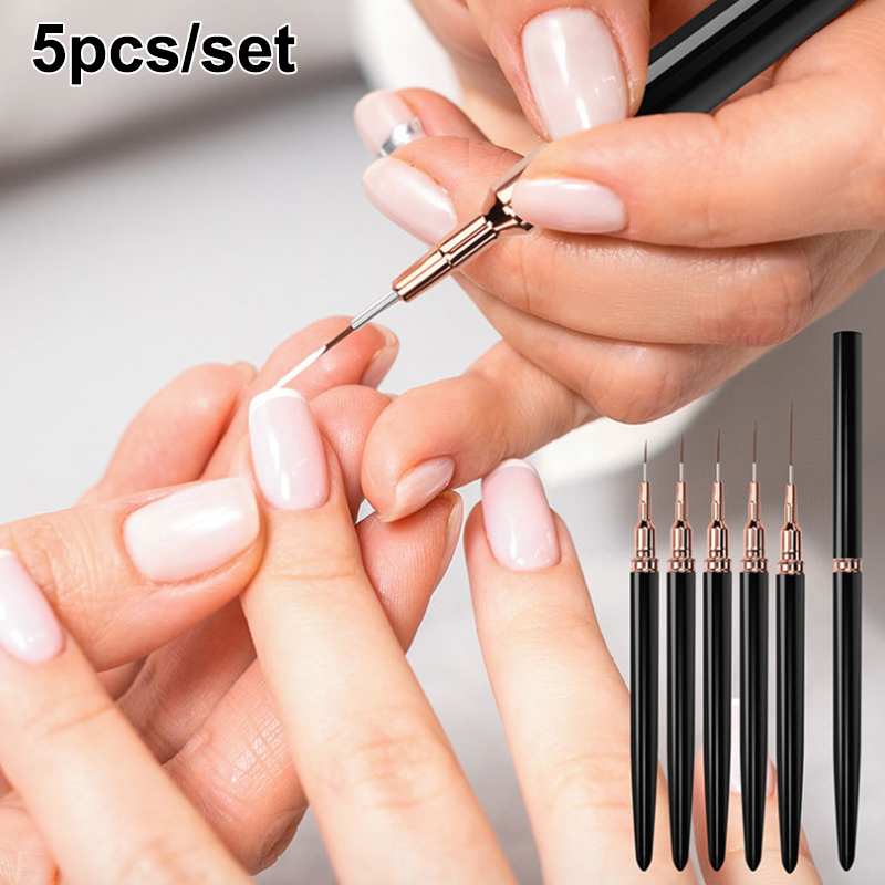 Z. 5Pcs/Set Professional Nail  - đánh giá và giá Nail Fan Brush