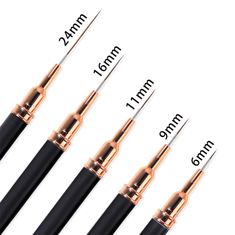 Z. 5Pcs/Set Professional Nail  - đánh giá và giá Nail Fan Brush
