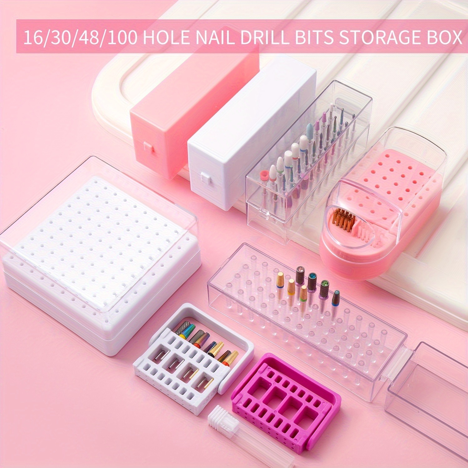 30/100 Hole 1PC of Various Sty - đánh giá và giá Nail Drill Machine