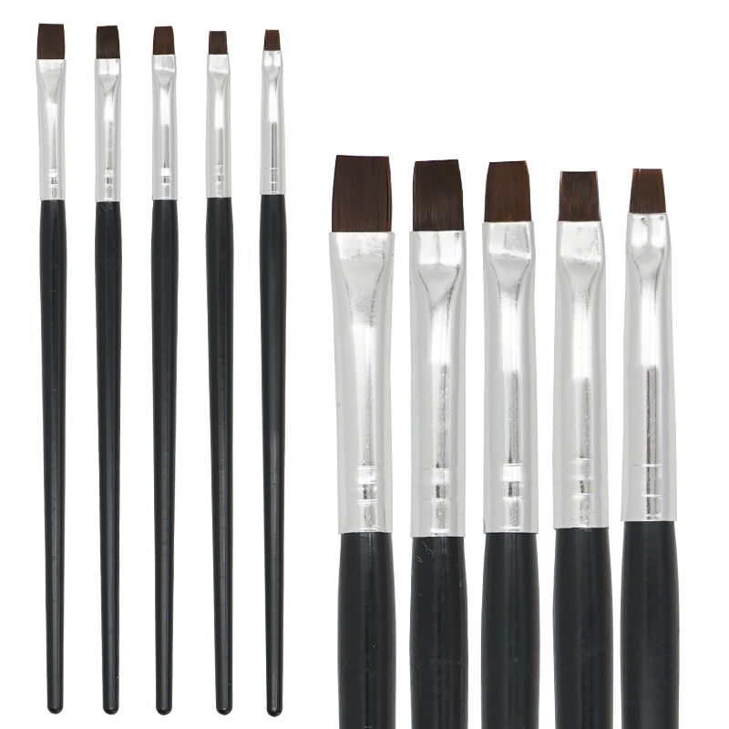 5pcs Dental Resin Brush Pen Po - đánh giá và giá Nail Fan Brush