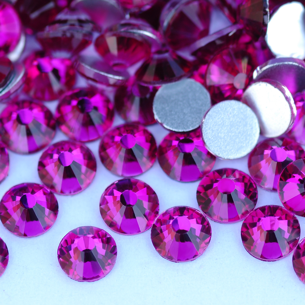 Fuchsia High Quality Glass Rhi - đánh giá và giá Nail Art Fuchsia