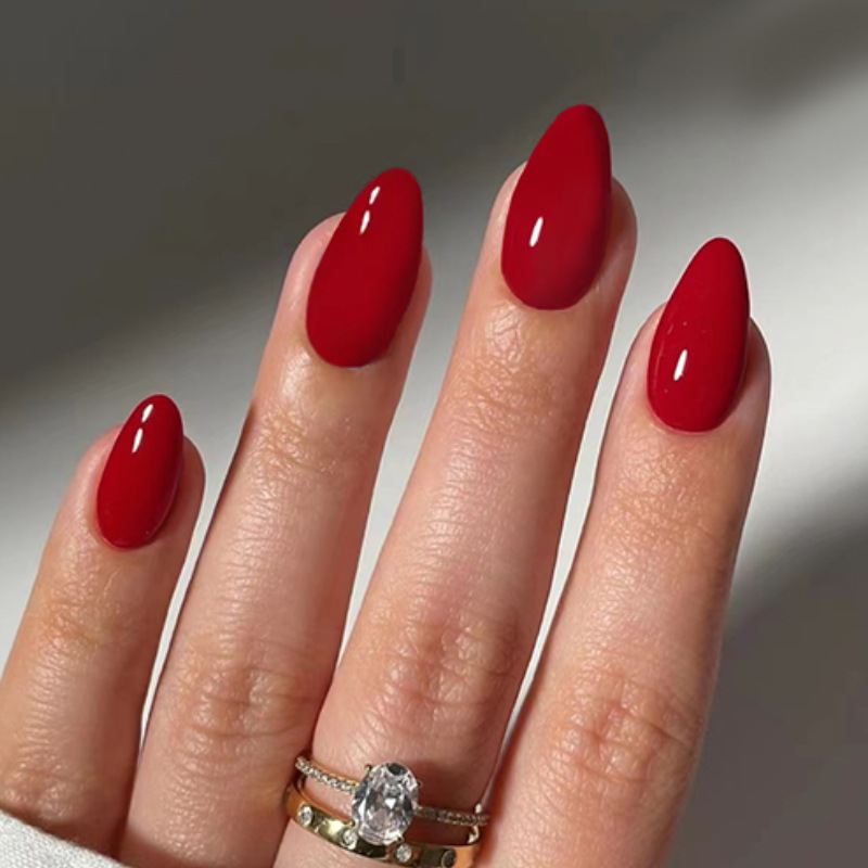 24pcs Solid Color False Nails  - đánh giá và giá Nail Art Simple