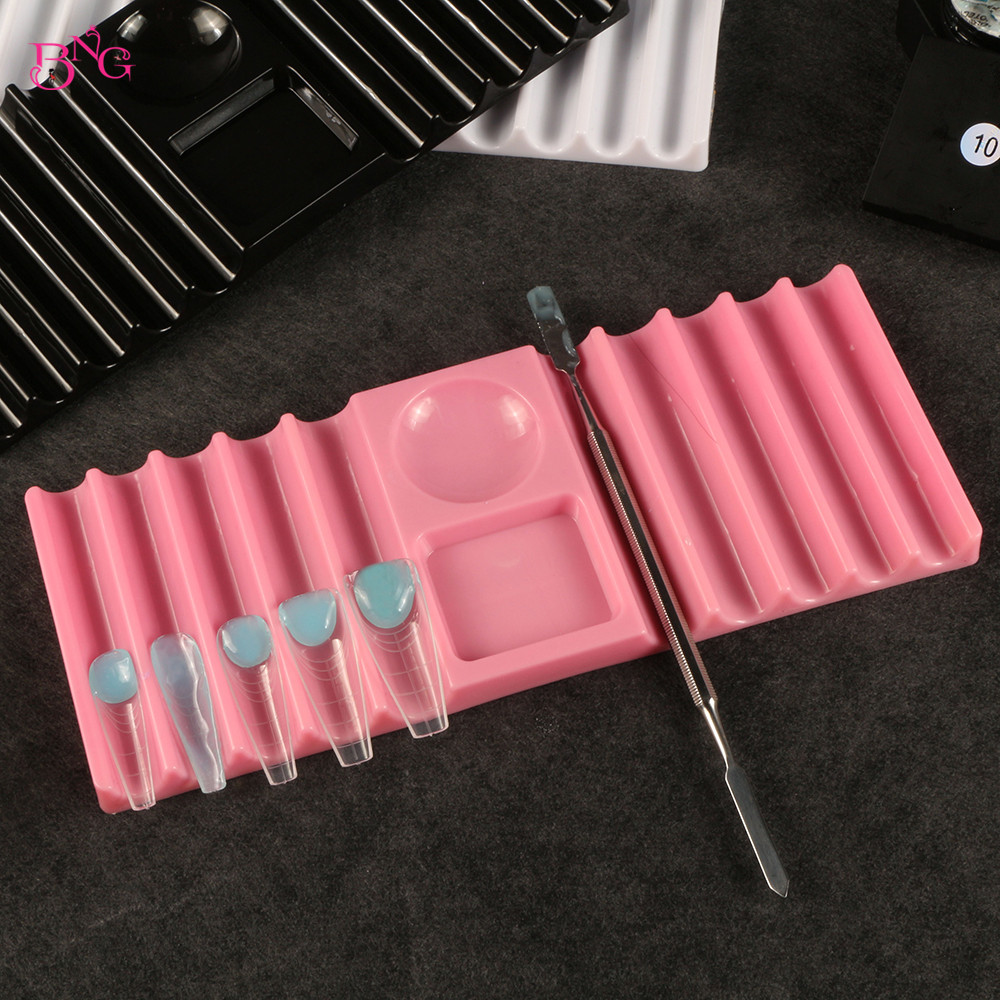 BNG Dual Form Holder Plastic P - đánh giá và giá Nail Art Motif