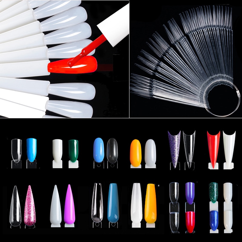 Nail Display Sticks Clear Natu - đánh giá và giá Nail Art Motif