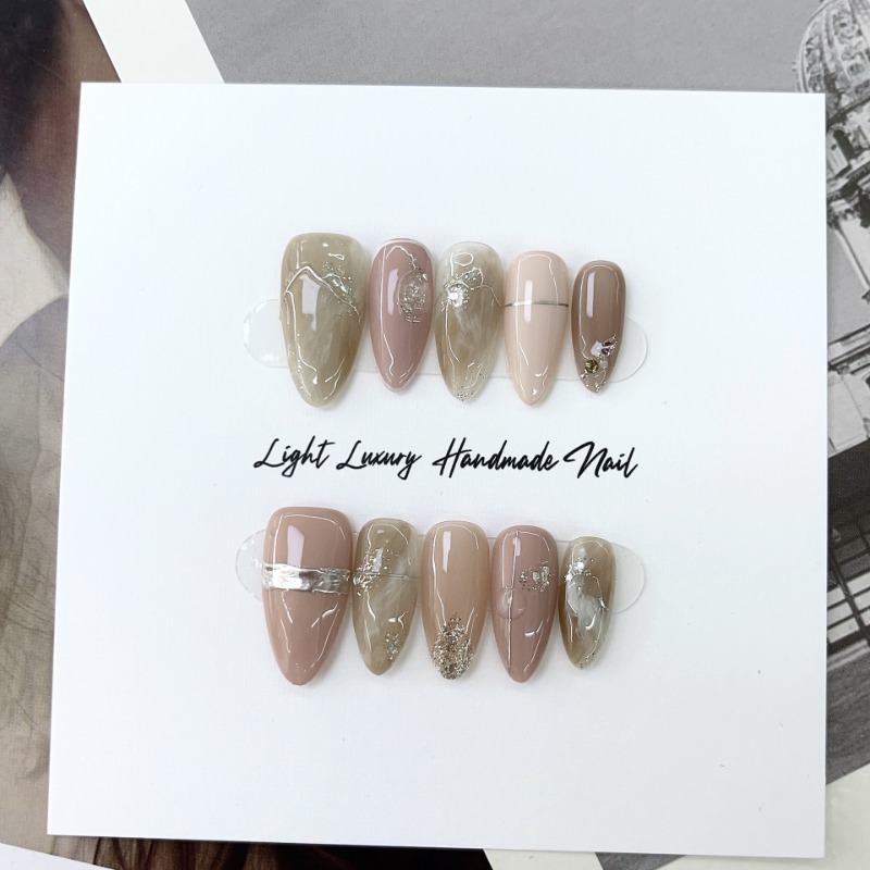 Handmade Simple Fake Press on  - đánh giá và giá Nail Art Simple