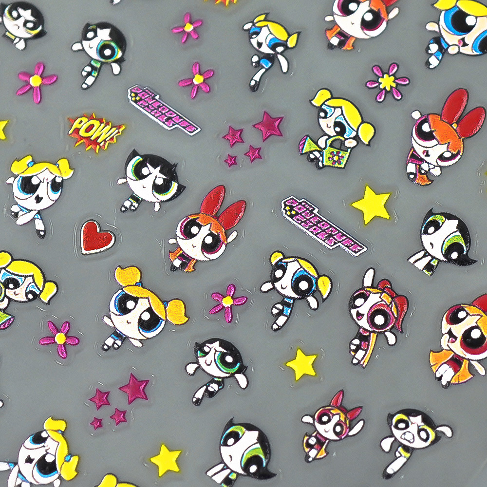 Kawaii The Powerpuffs Girls An - đánh giá và giá Nail Art Motif