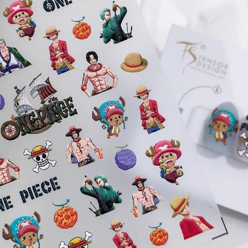 One Piece Monkey D. Luffy Roro - đánh giá và giá Nail Art Zoro One Piece