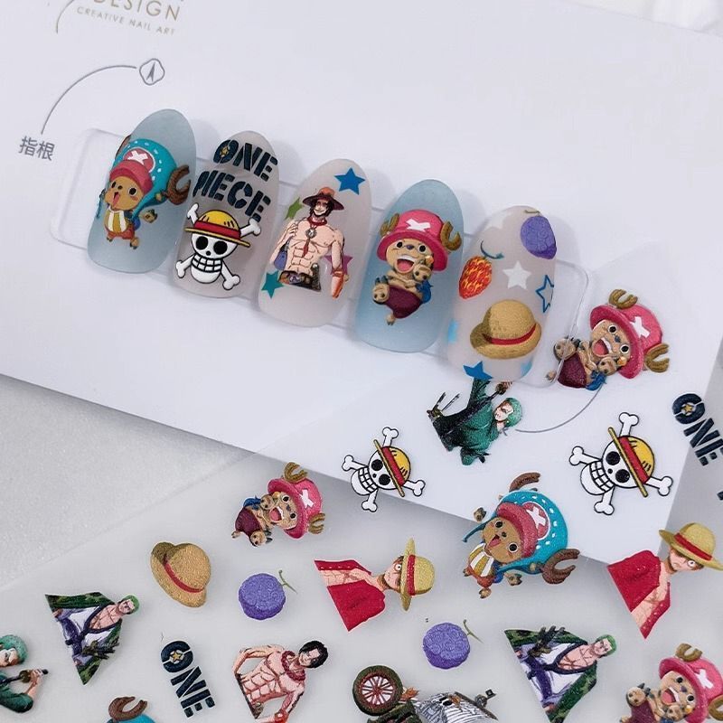One Piece Monkey D. Luffy Roro - đánh giá và giá Nail Art Zoro One Piece