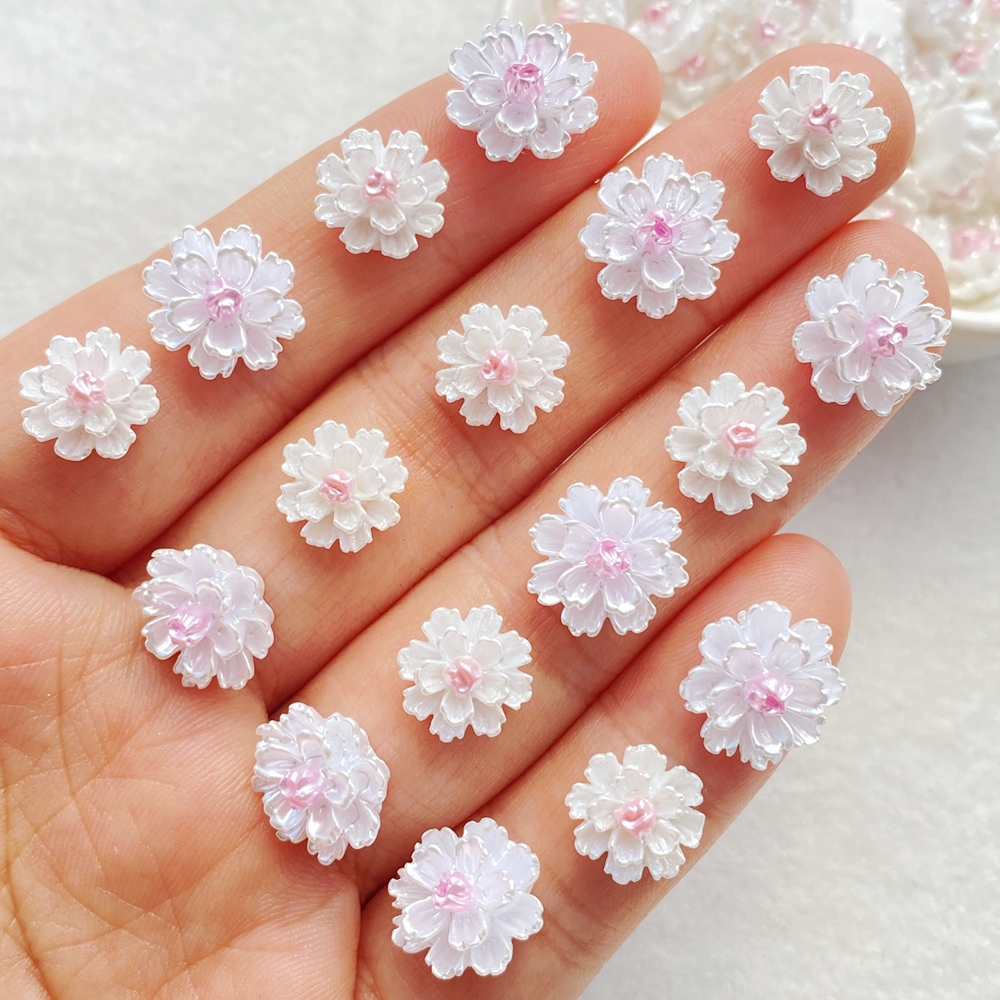 50Pcs Cute Mini Cartoon Flower - đánh giá và giá Nail Art Motif