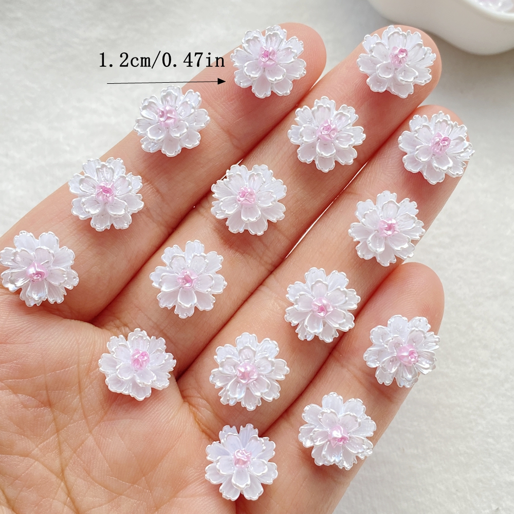 50Pcs Cute Mini Cartoon Flower - đánh giá và giá Nail Art Motif
