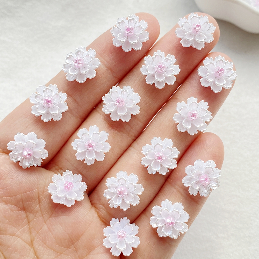 50Pcs Cute Mini Cartoon Flower - đánh giá và giá Nail Art Motif