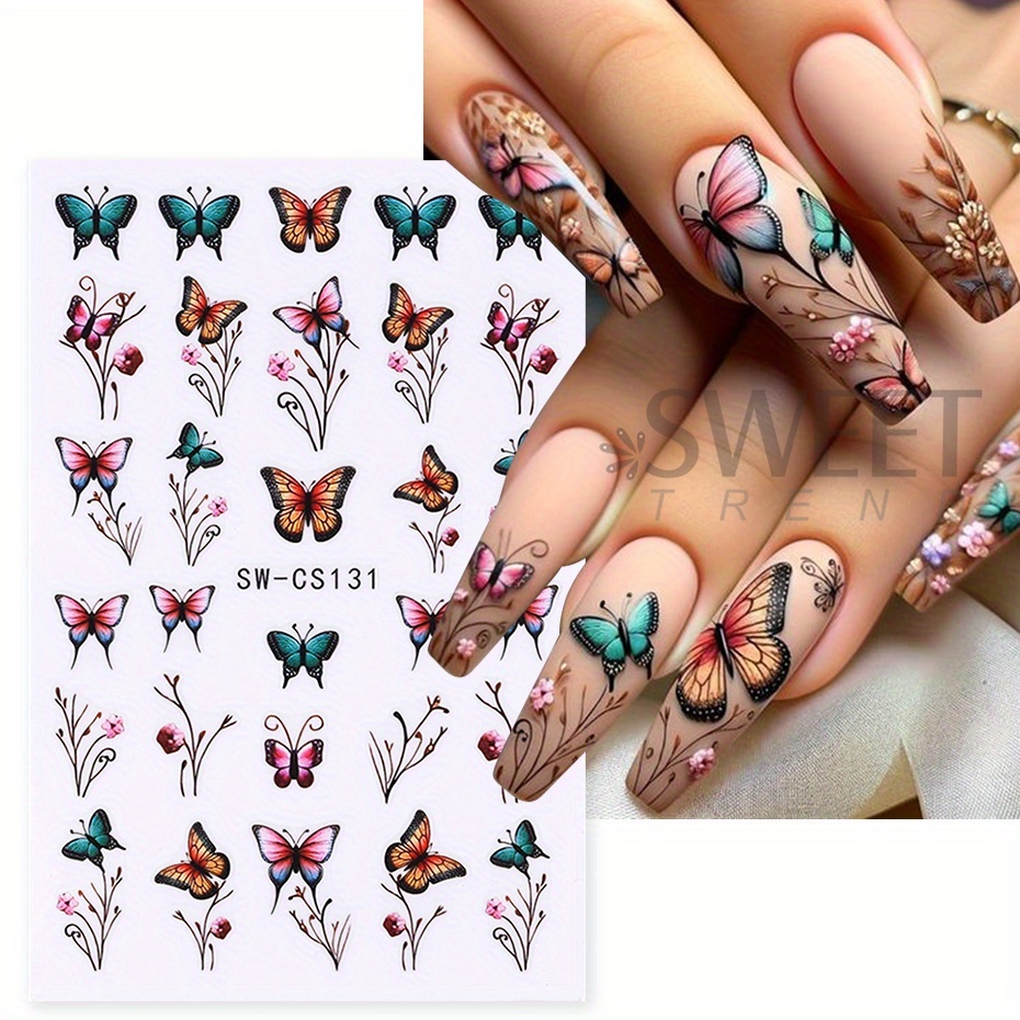 8pcs Spring Theme Flowers Nail - đánh giá và giá Nail Art Trend 2026