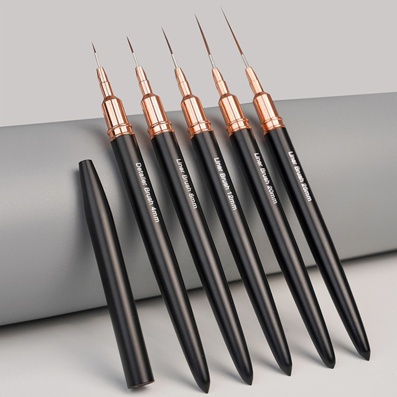 #5Pcs/Set Professional Nail Ar - đánh giá và giá Nail Fan Brush