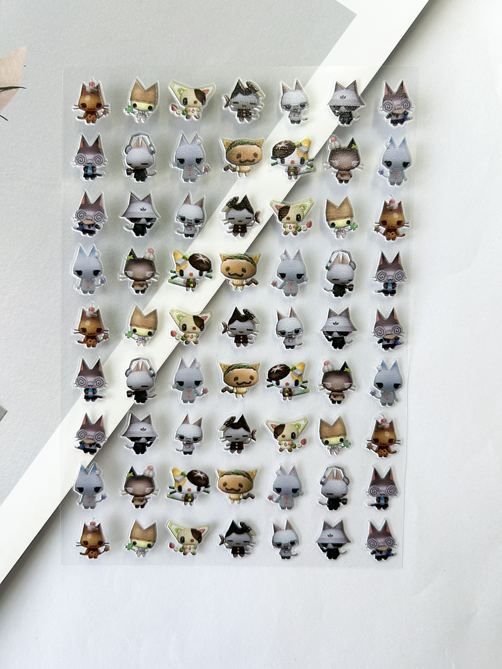 Pvc Mini Kawaii Cat Waterproof - đánh giá và giá Nail Art Motif