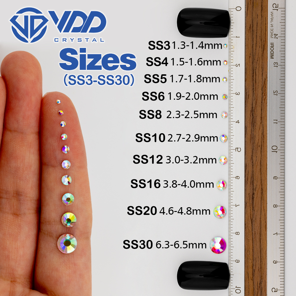 VDD 042 Fuchsia  Crystal Non-h - đánh giá và giá Nail Art Fuchsia
