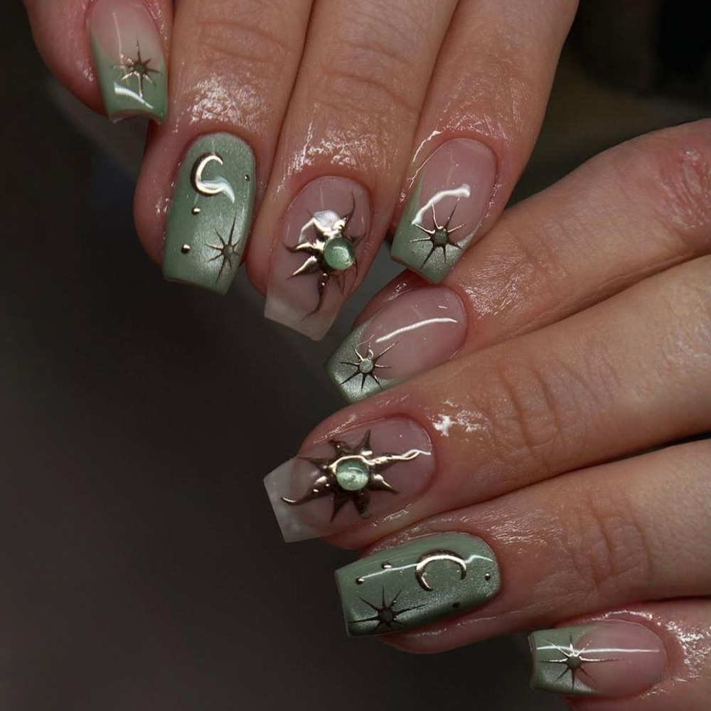 24pcs Finished Fake Nails Fren - đánh giá và giá Nail Art Red Cherry