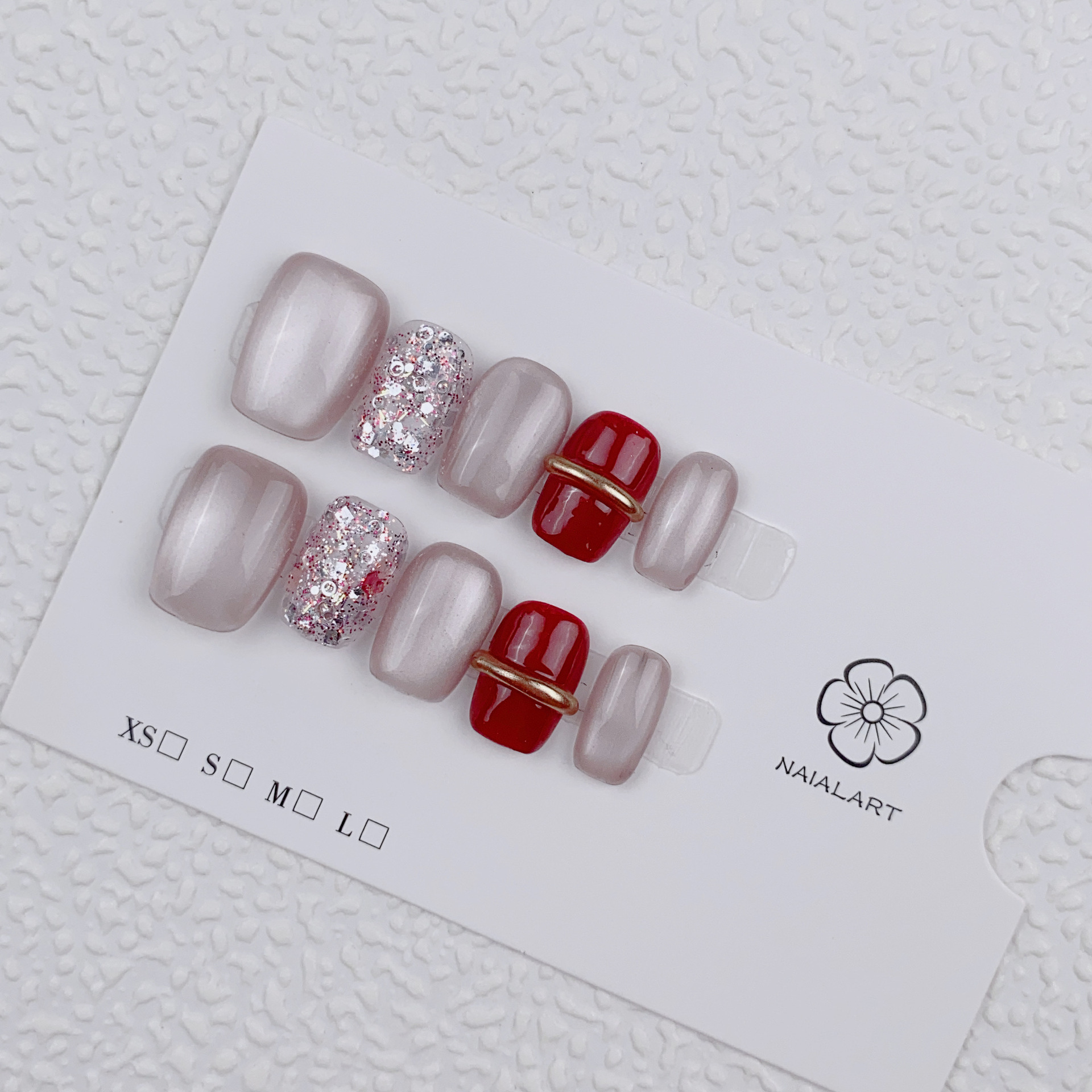 10PCS Light Luxury Short Squar - đánh giá và giá Nail Art Simple