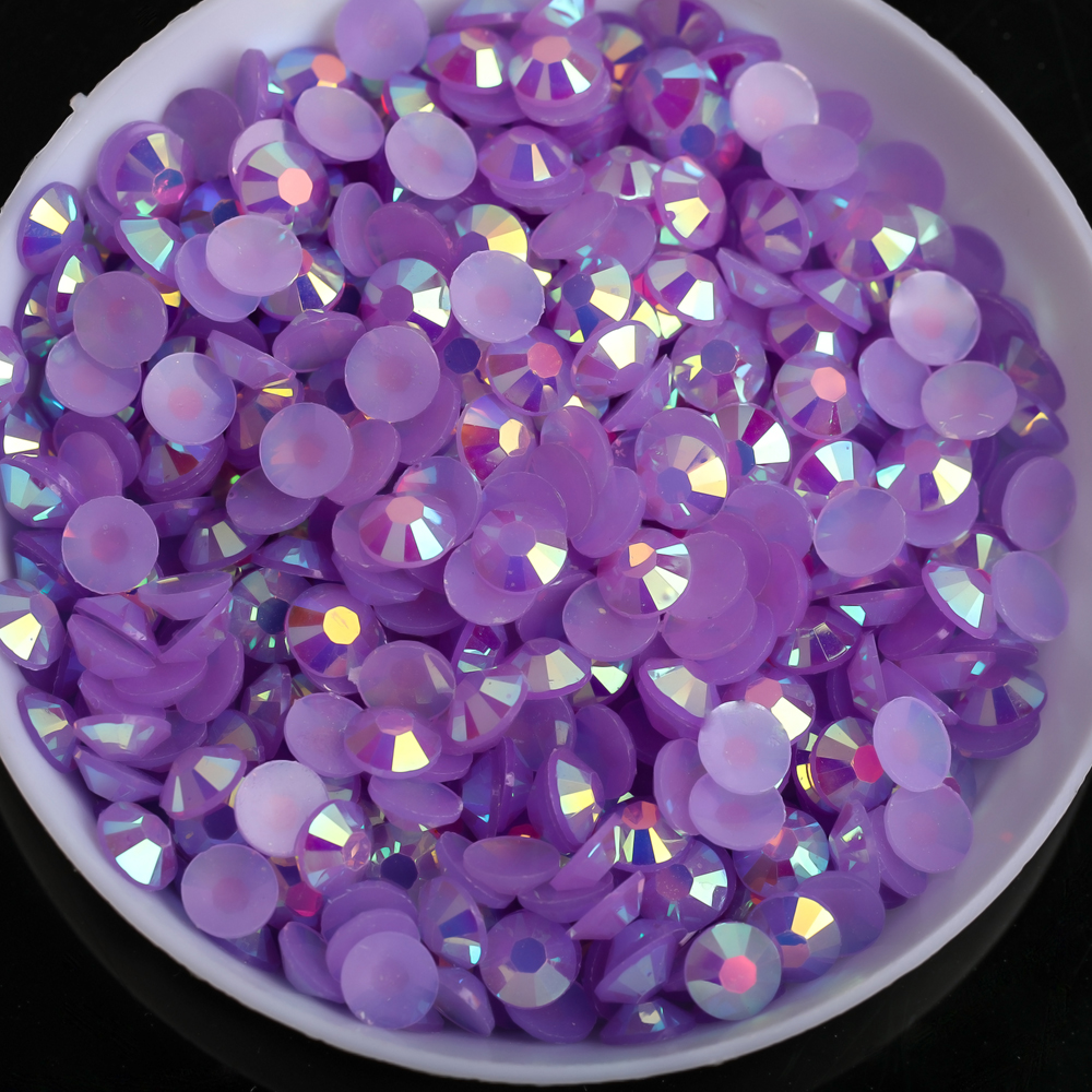 Jelly AB Purple Resin Rhinesto - đánh giá và giá Nail Art Fuchsia
