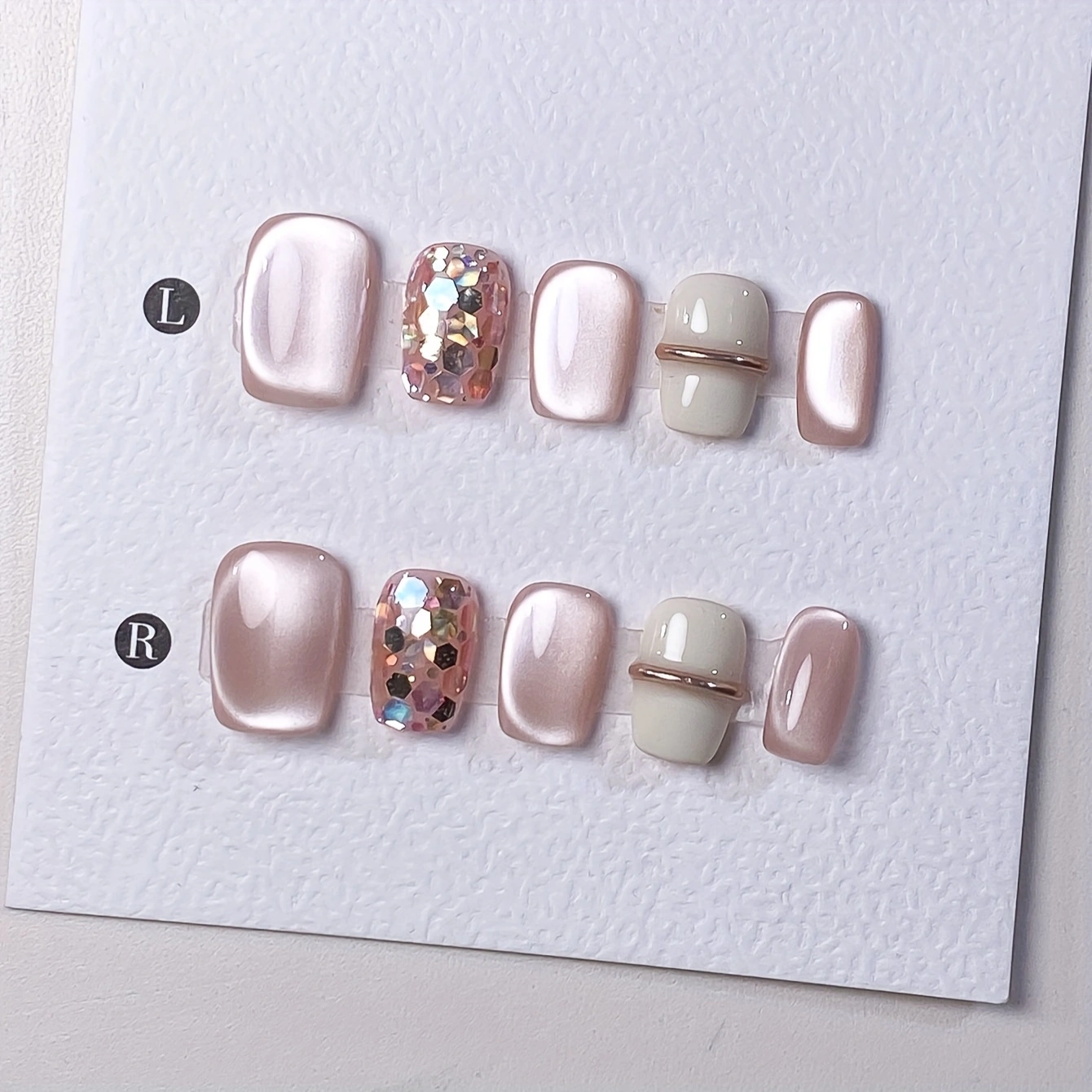 10 pieces of pure handmade alm - đánh giá và giá Nail Art Simple